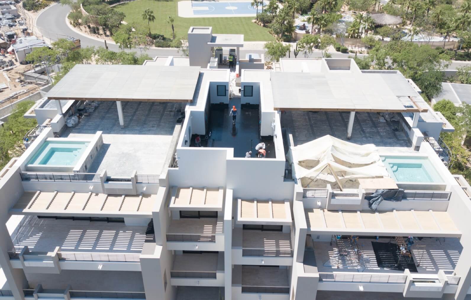 Photo from the Maravilla Los Cabos Waterproofing project