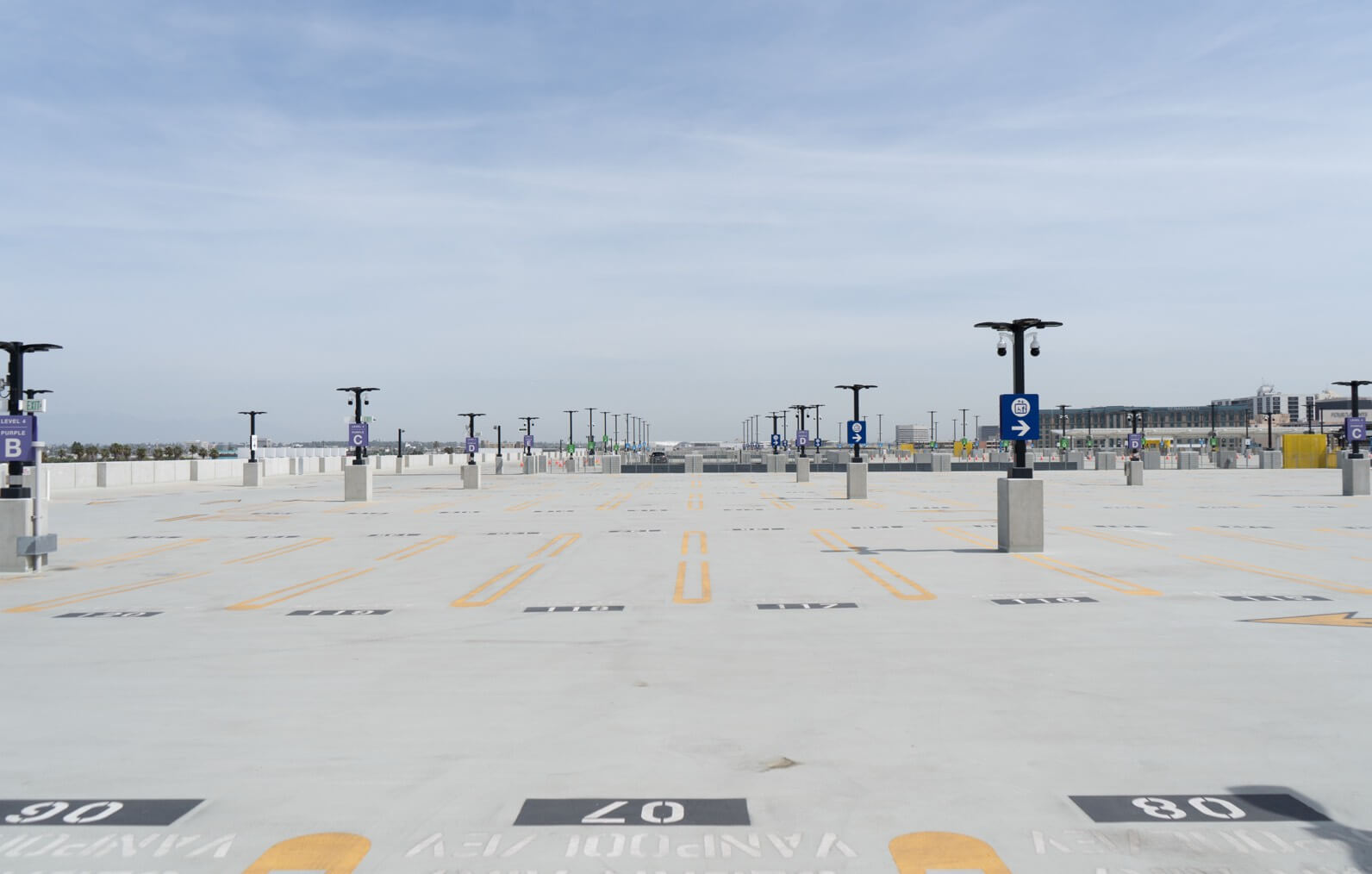 Photo from the ITF West Parking Structure at LAX project