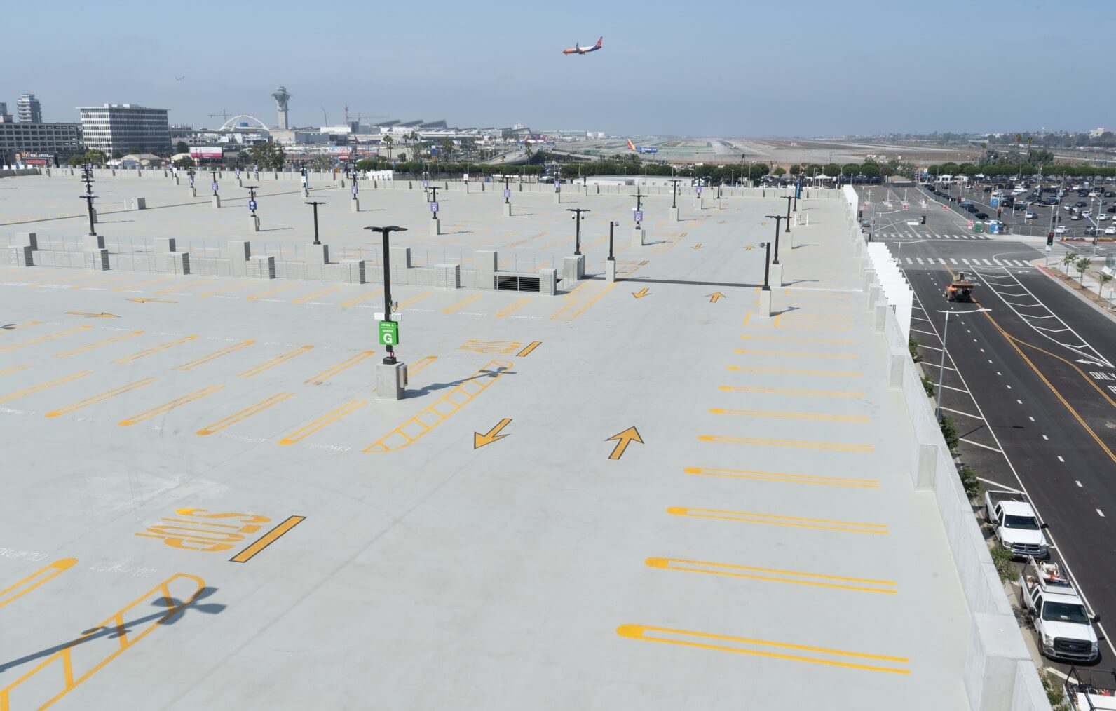 Photo from the ITF West Parking Structure at LAX project