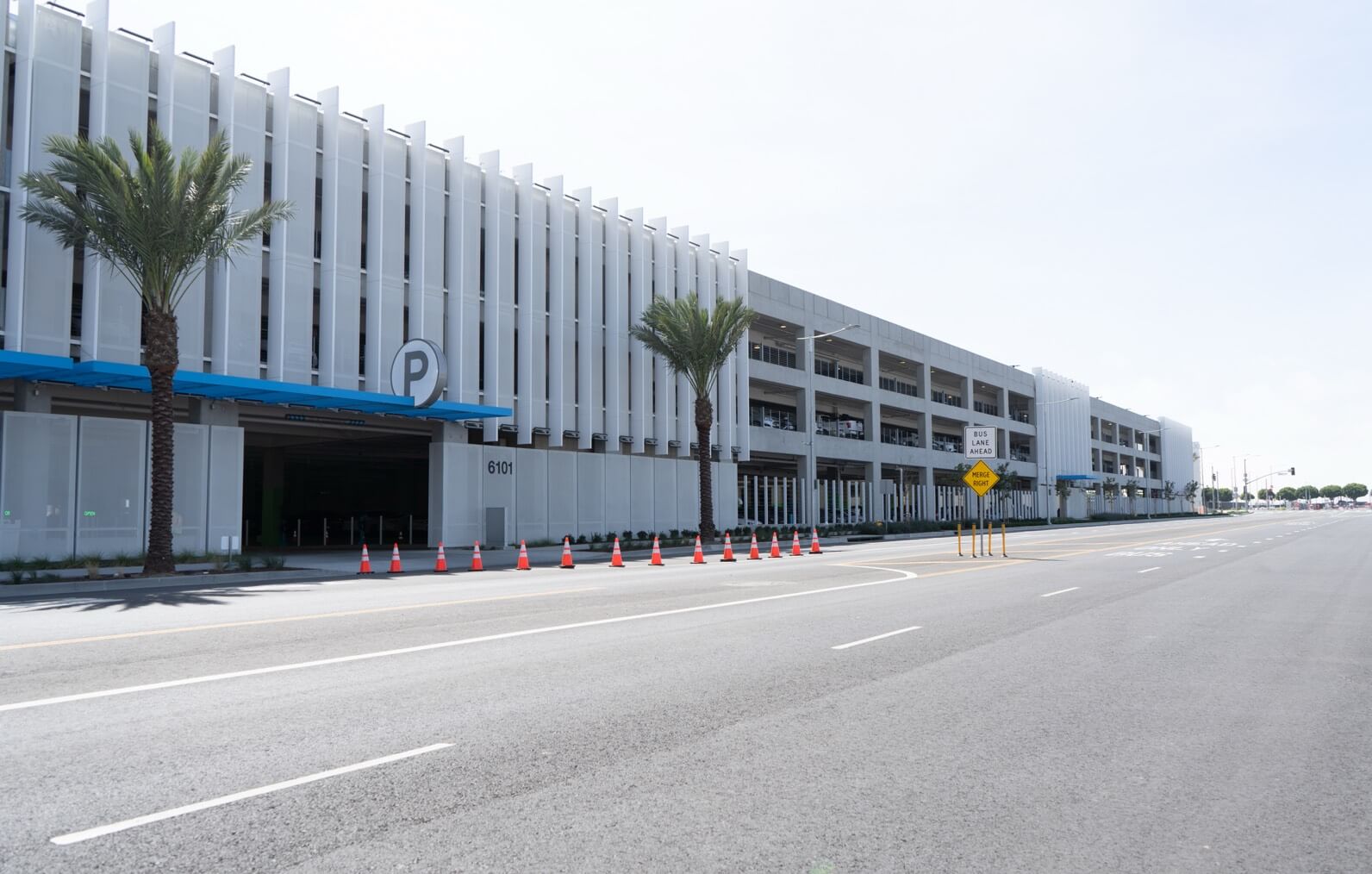 Photo from the ITF West Parking Structure at LAX project