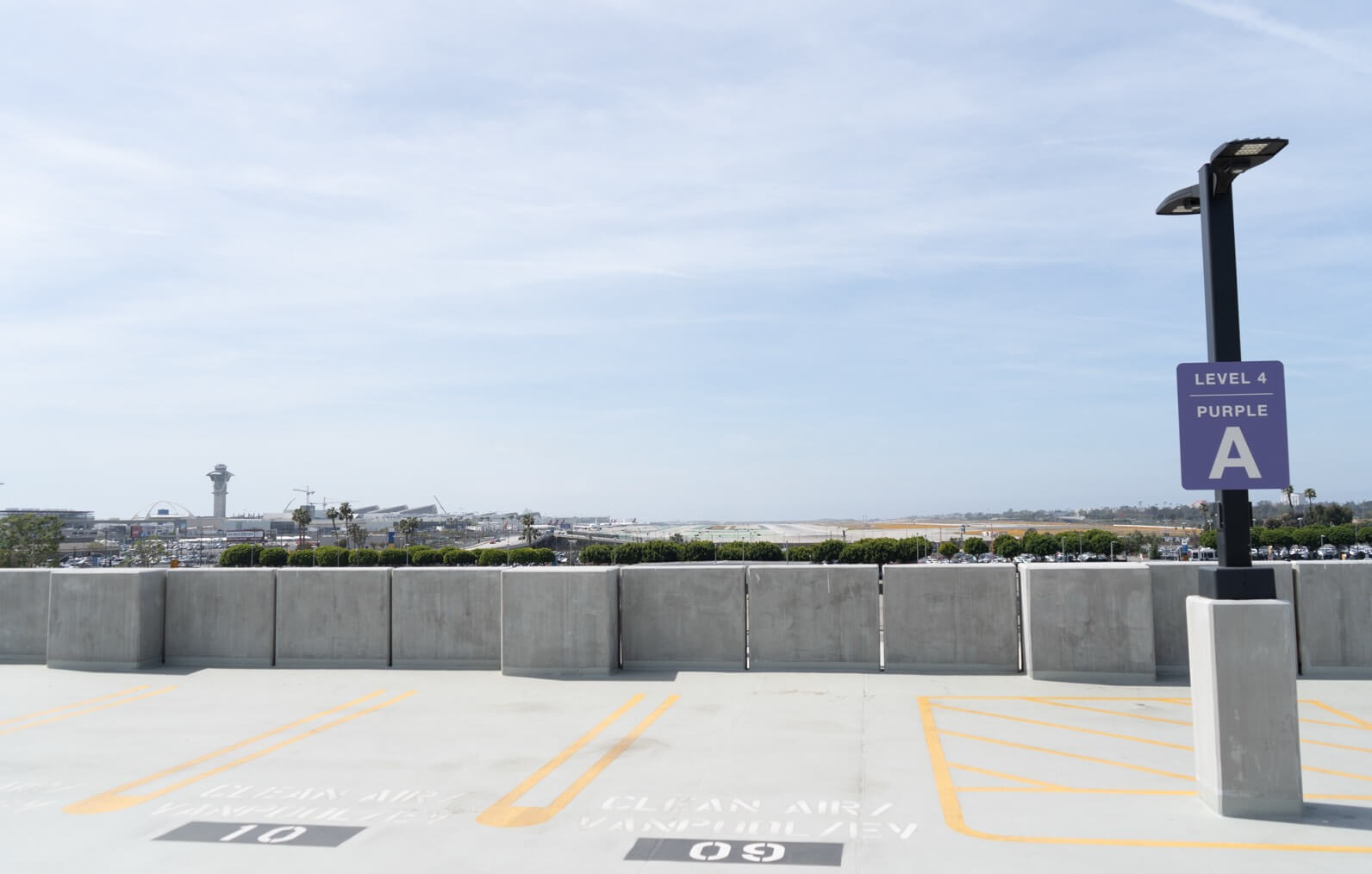 Photo from the ITF West Parking Structure at LAX project