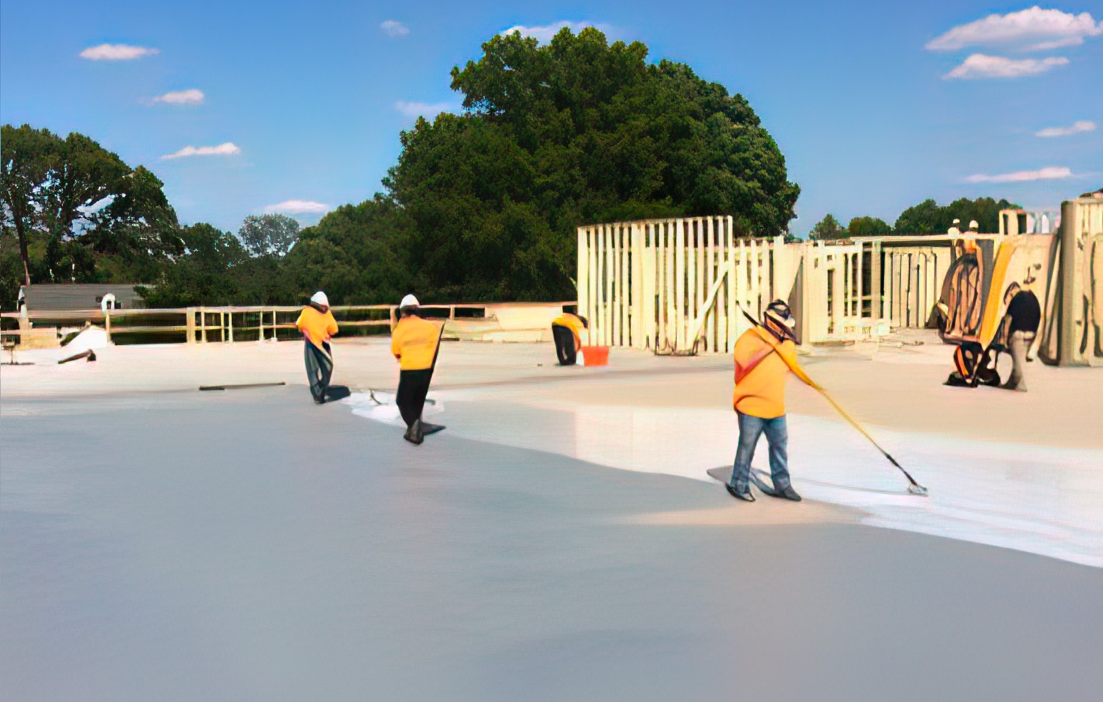 Photo from the Waterproofing Madison Ellis Preserve project